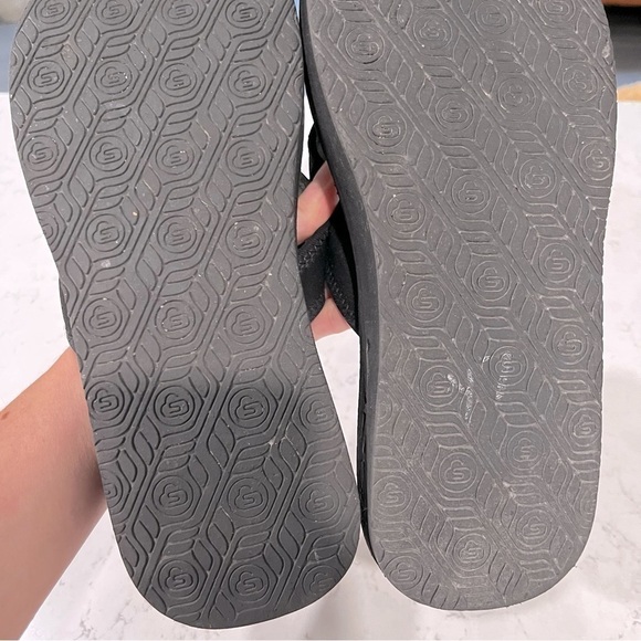 The HealingSole Black Recovery Flip Flops Size Unisex W 11.5/M 10 - Picture 13 of 14